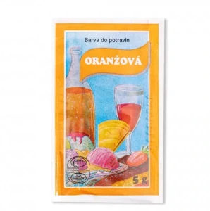 Aroco potravinářské barvivo 5 g oranžové pro barvení liho vin a krémů