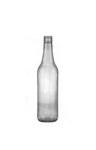 Skleněná láhev 0,5 l na lihoviny a domácí likéry bez uzávěru