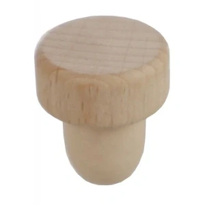 Špunt na lahve Alko – uzávěr z přírodního dřeva a plastu 25/10x22/14