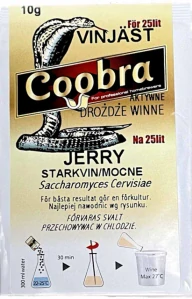 Kvasinky Coobra Sherry 10 g na výrobu 25 l